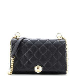 Chanel Pearl Cc Accordion Flap Bag #206485C43B